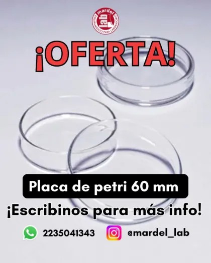 PLACAS DE PETRI 60 MM X 800 UNIDADES